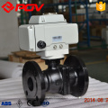 high quality cast steel flange connection ball valve